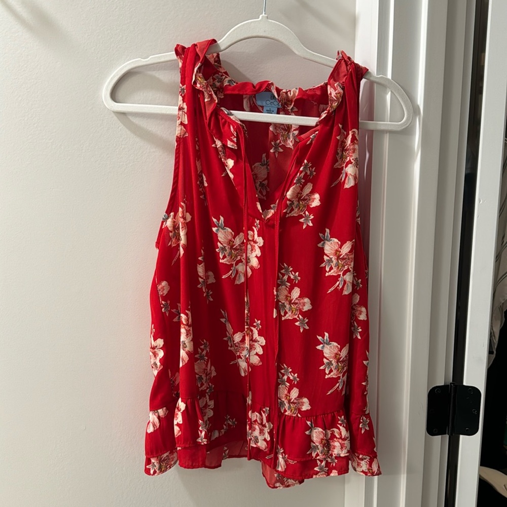 Cece Floral Top